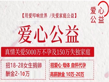 延安市捐卵助孕生子 爱心志愿者招募